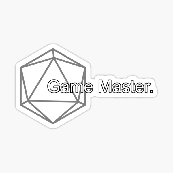 Simple Pathfinder Game Master for Pathfinder2e or D&D Sticker