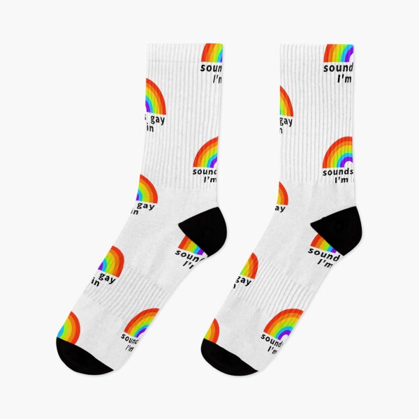 Item preview, Sounds gay I'm in rainbow designed and sold by amupanda.