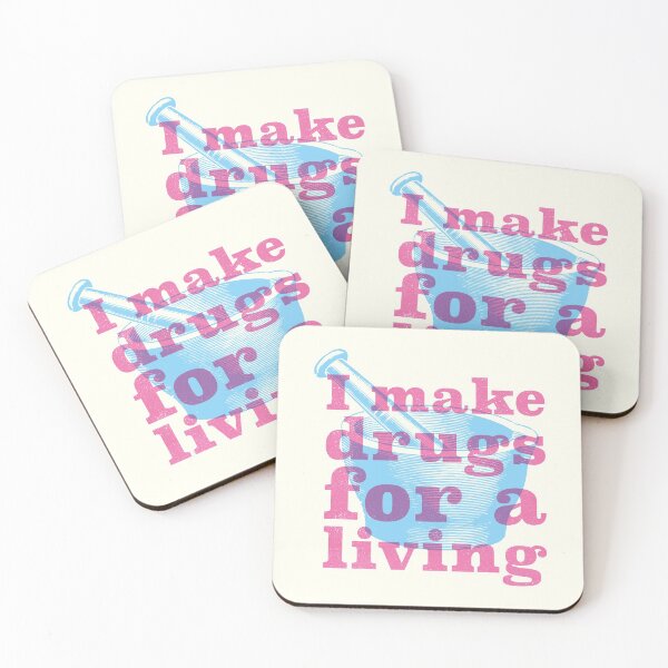 Item preview, I make drugs for a living (blue) designed and sold by Eenig.