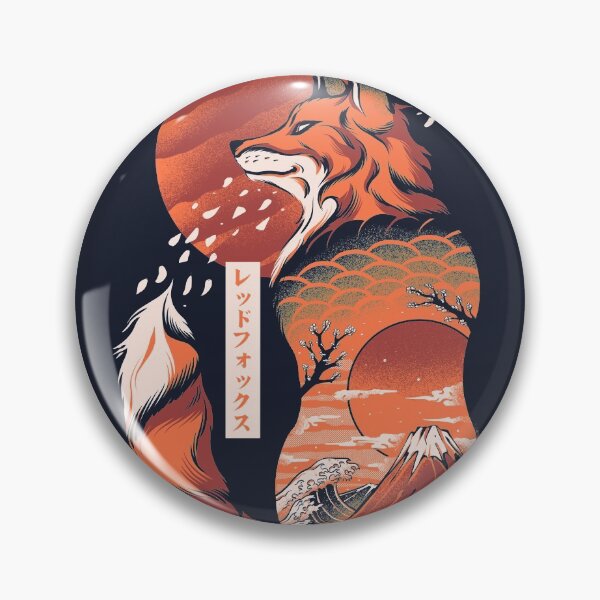 Item preview, Japanese fox designed and sold by Ilustrata®.