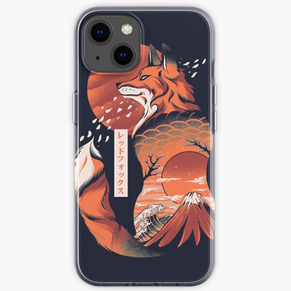 Japanese fox iPhone Soft Case