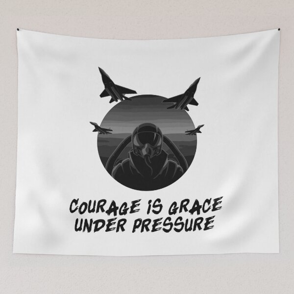 Artikelvorschau, Mut ist Gnade unter Druck entworfen und verkauft von Being Warrior.