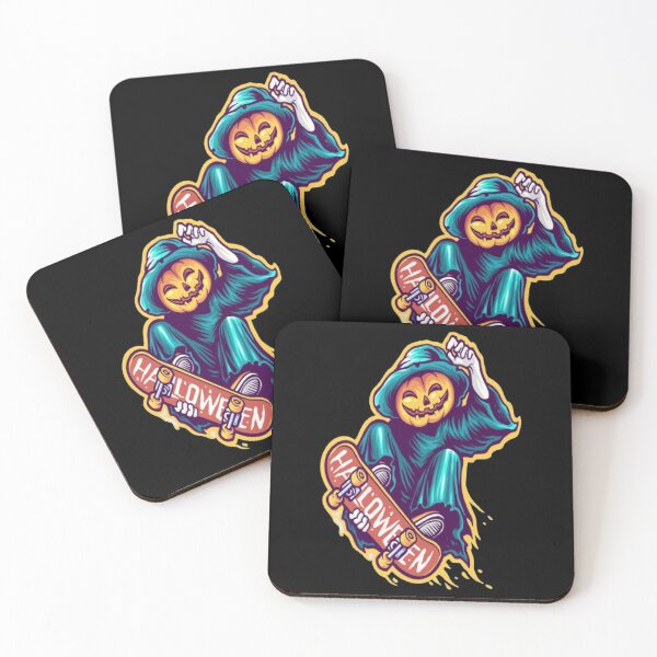 Item preview, pumpkin skater design - Gifts halloween designed and sold by kedesign1.