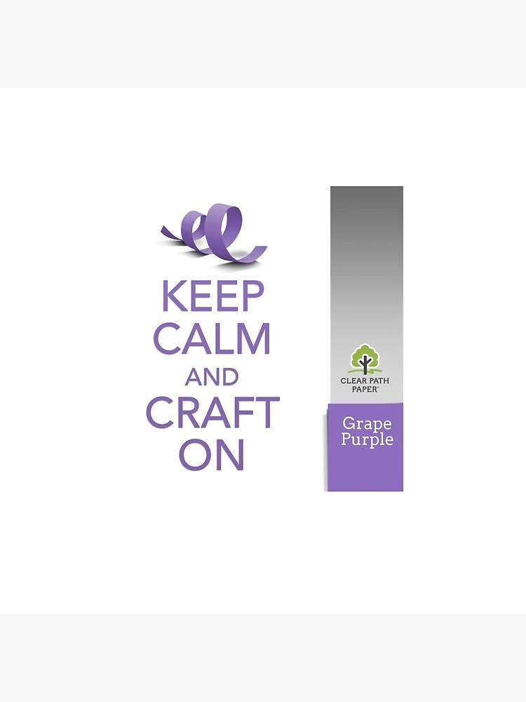 Keep Calm (Grape Purple) by clearpathdesign
