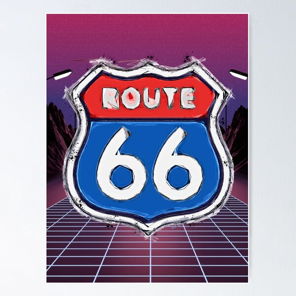 Item preview, Hit the Road with Route 66 Merchandise designed and sold by TwoRabbits.