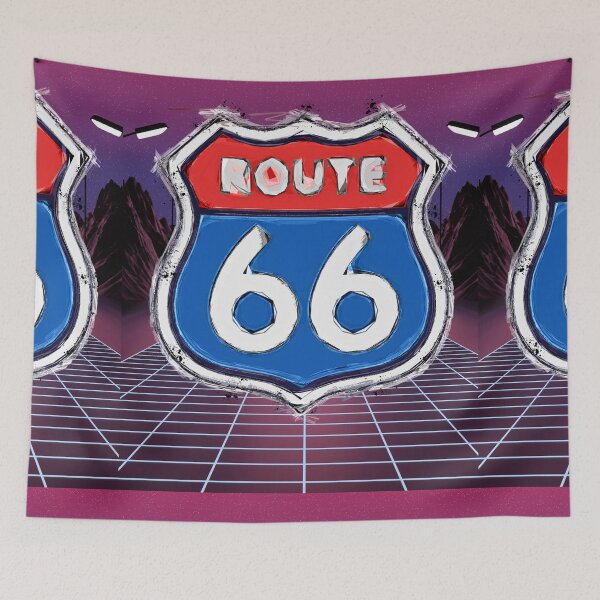 Artikelvorschau, Machen Sie sich mit Route 66 Merchandise auf den Weg entworfen und verkauft von TwoRabbits.