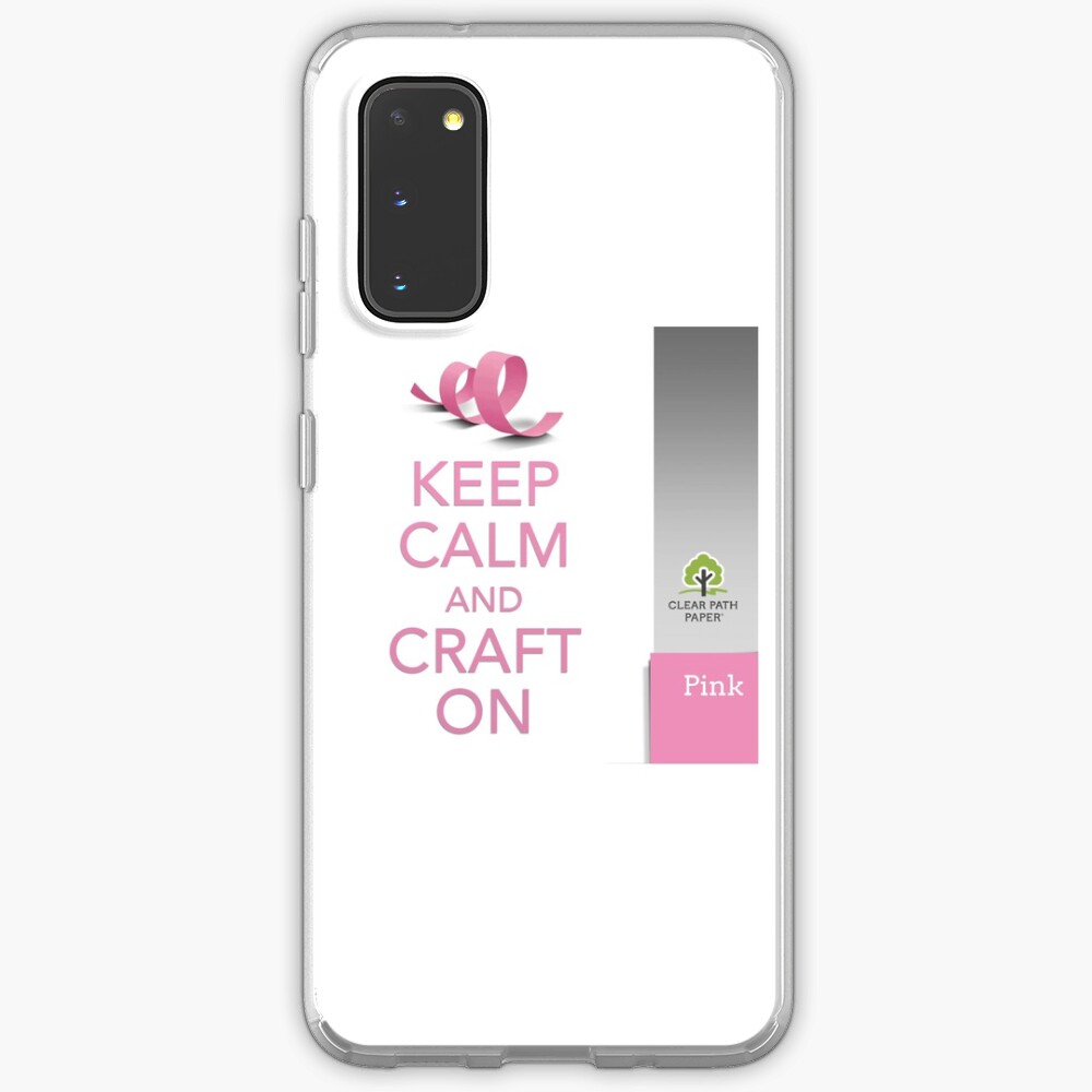 Keep Calm (Pink) Samsung Galaxy Phone Case