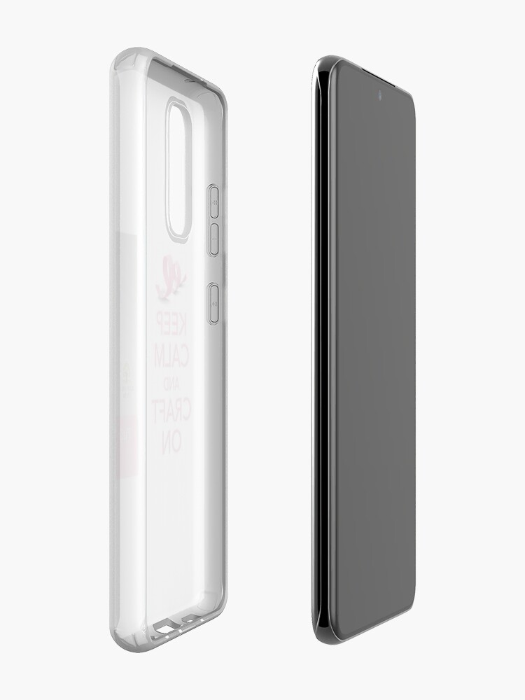 Alternate view of Keep Calm (Pink) Samsung Galaxy Phone Case