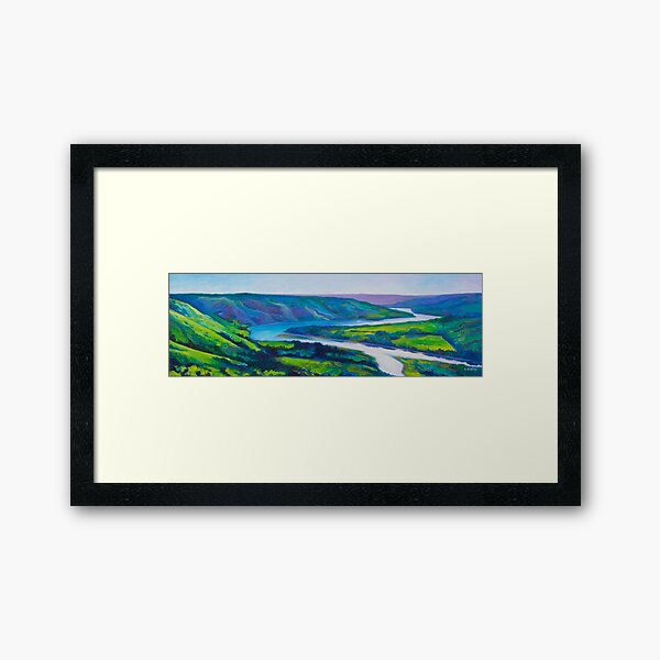 Peace River in Spring Framed Art Print