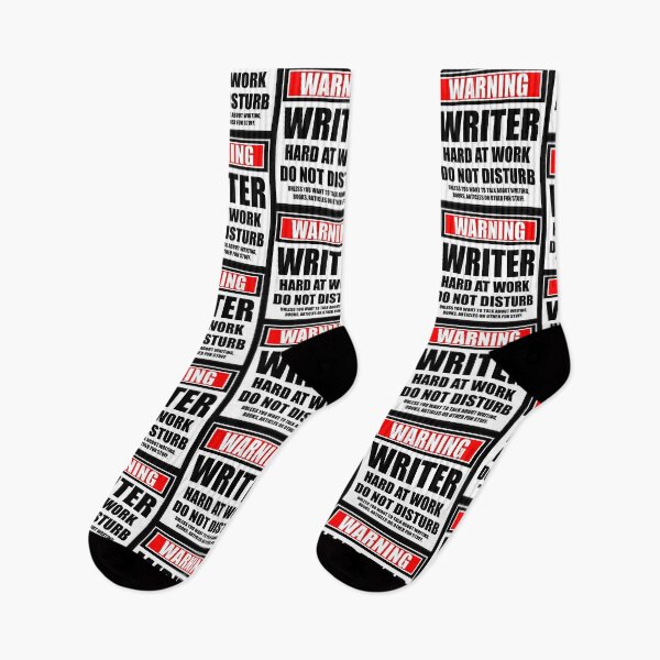 Item preview, Warning Writer Hard At Work Do Not Disturb designed and sold by cmmei.
