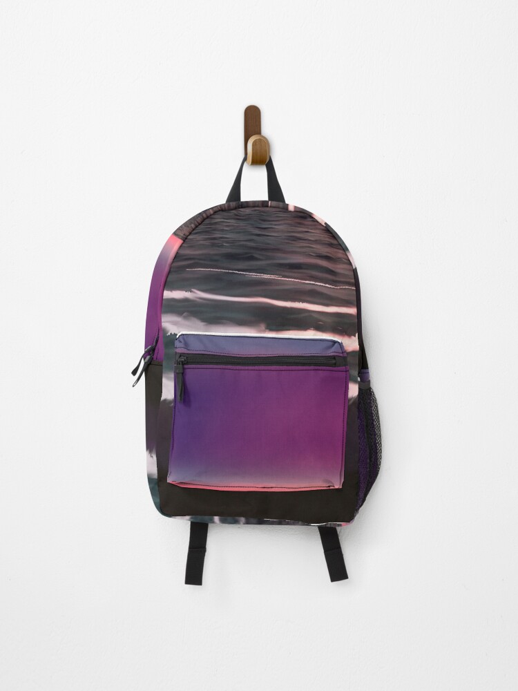 Thumbnail 1 of 3, Backpack, Ocean Sunset designed and sold by CreativeMatthew.