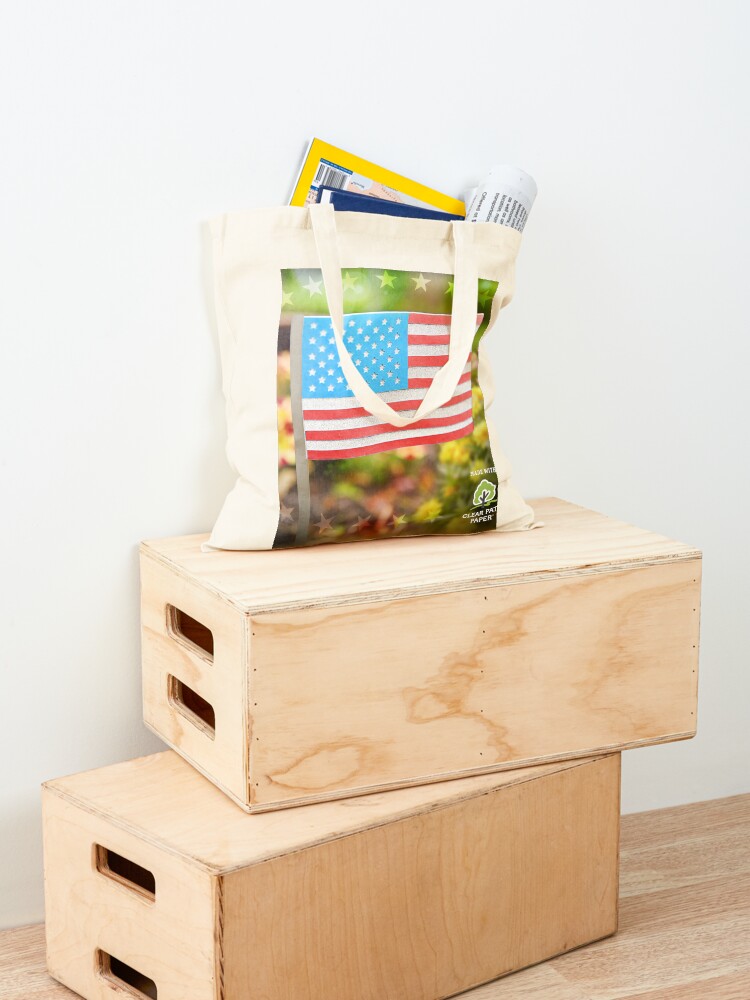 Alternate view of American Flag Tote Bag