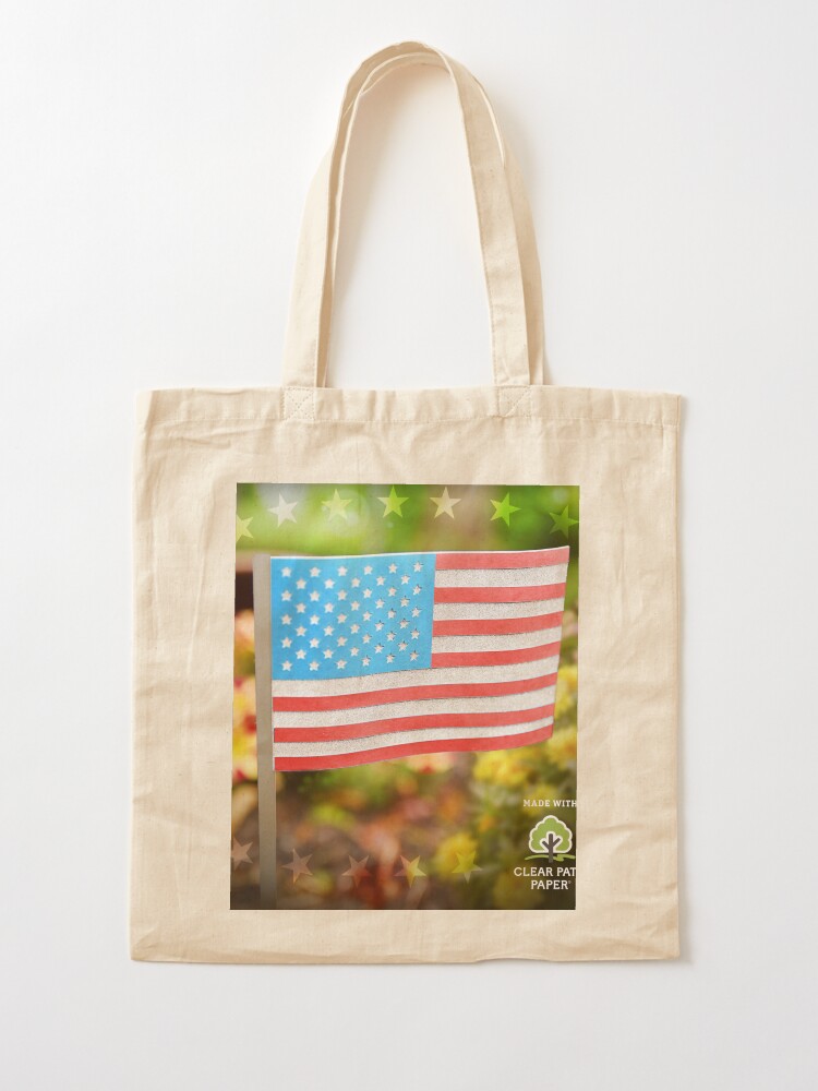 Alternate view of American Flag Tote Bag