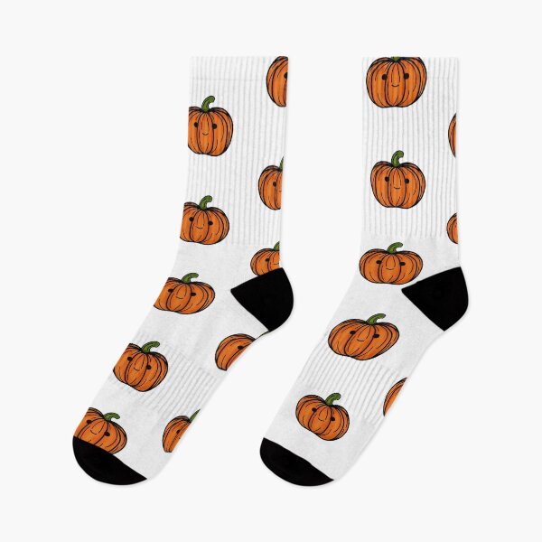 Item preview, Cute Halloween Pumpkin Drawing 3- White Background designed and sold by Arthemeral.