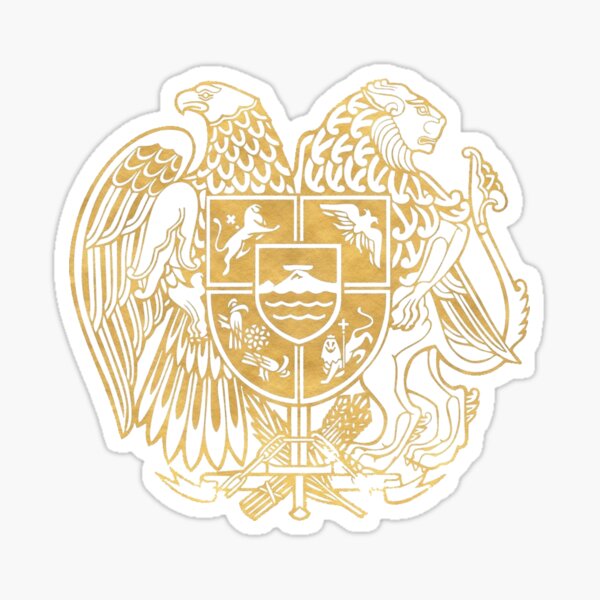Item preview, Armenian Gerb Gold designed and sold by YerevanShirts.
