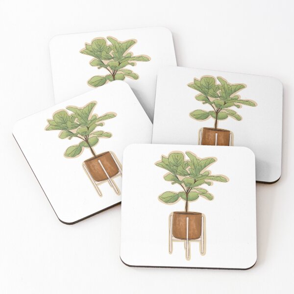Item preview, Inside Fiddle Fig tree plant sticker  designed and sold by Artbymanu.