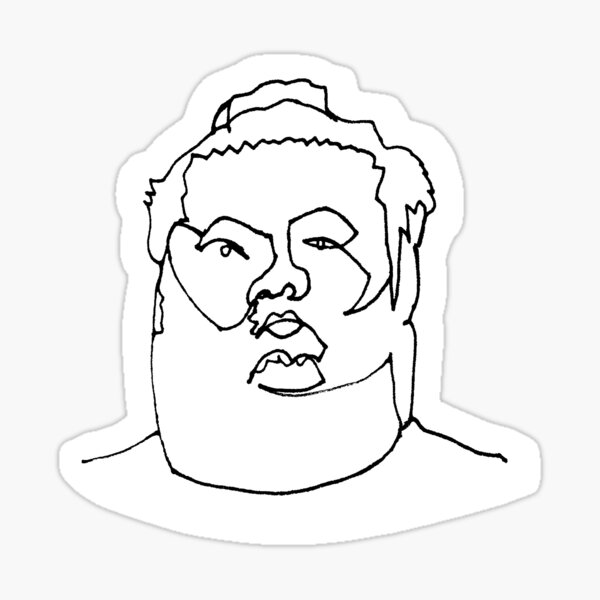 Chiyomaru - Rikishi - Sumo Wrestler Sticker