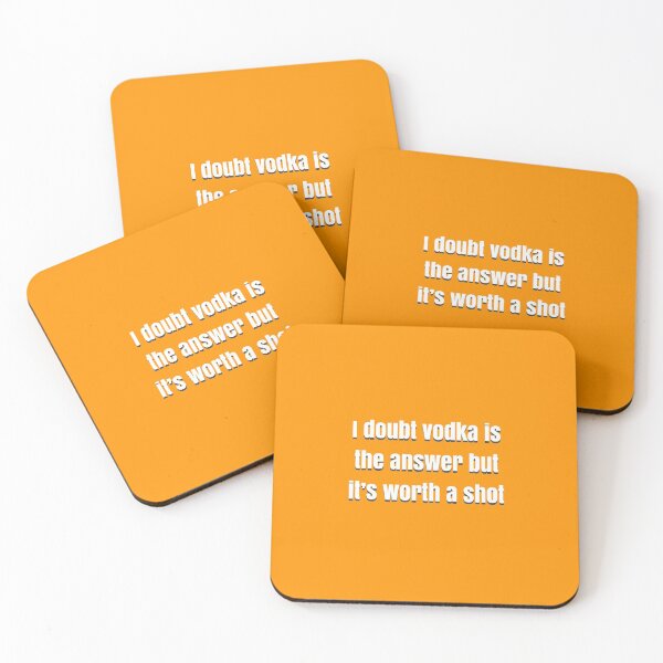 Item preview, I doubt vodka’s the answer but it’s worth a shot designed and sold by BellaTho.