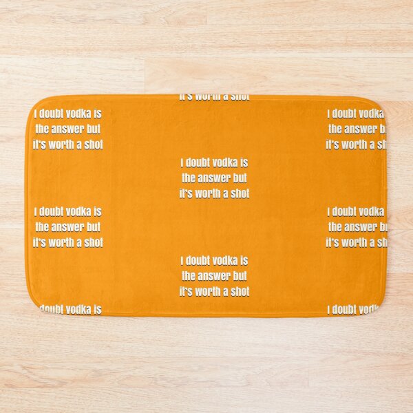 Item preview, I doubt vodka’s the answer but it’s worth a shot designed and sold by BellaTho.