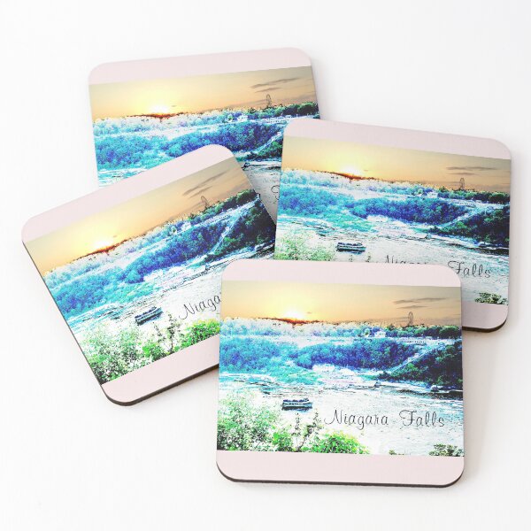 Item preview, Sunset on Niagara Falls Buffalo - America designed and sold by AnLeDesign.