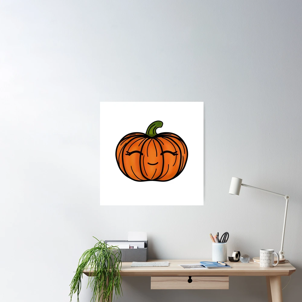 How to Draw a Fall Pumpkin Sign on a Chalkboard - In My Own Style