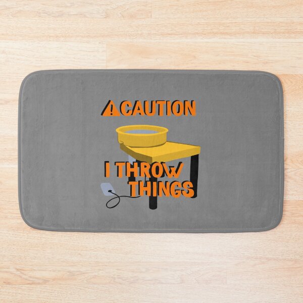 Item preview, Caution I Throw Things Pottery Wheel designed and sold by AshFantastic666.