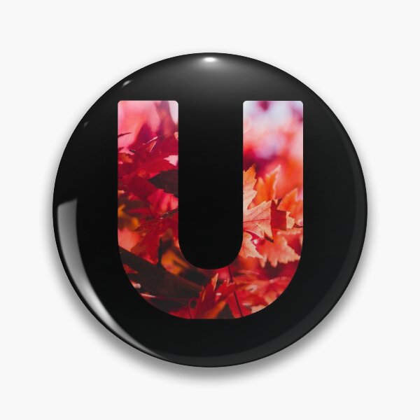 Artikelvorschau, Herbstbuchstabe U mit Blättern entworfen und verkauft von color-garden.