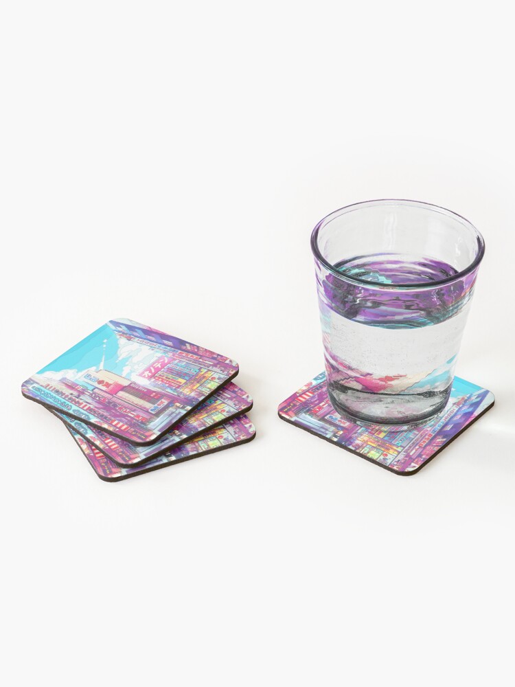 Alternate view of Tokyo Akihabara Coasters (Set of 4)