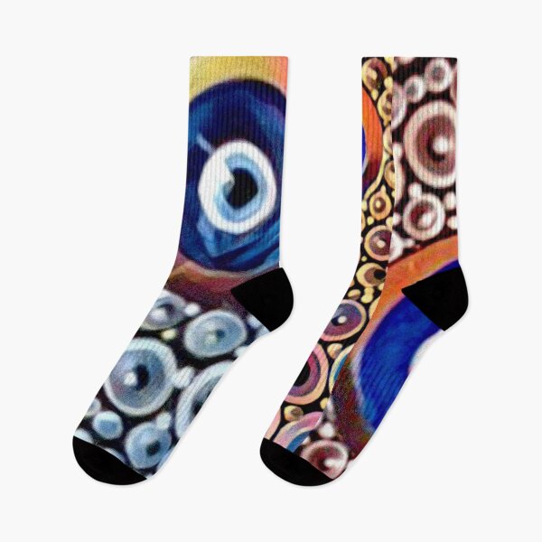 Item preview, evil eye in colors designed and sold by vivroucoart.