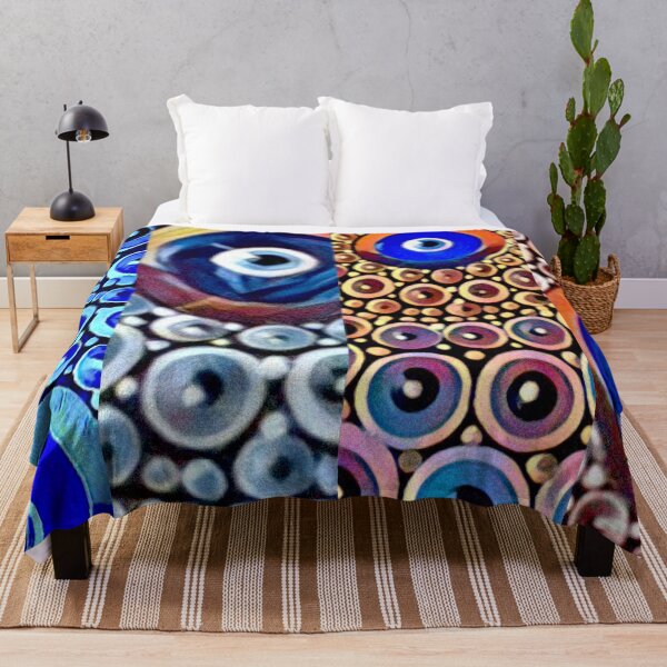 Item preview, evil eye in colors designed and sold by vivroucoart.