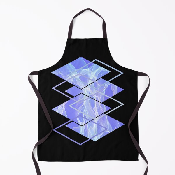 Item preview, White Sky Blue Pinkish Smoke Rhombuses designed and sold by Shapes-Mania.
