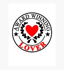 Award Winning Lover Seal Photographic Print