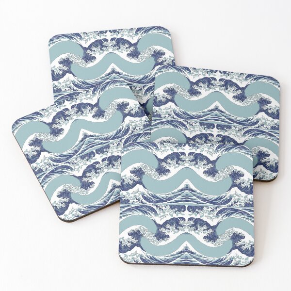 Item preview, The Great Japanese Wave Pattern designed and sold by Artenas.