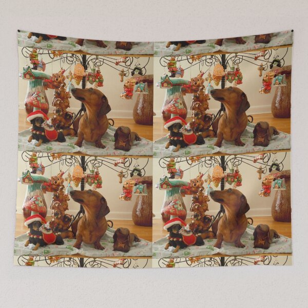 Item preview, Christmas Dachshund (Version 2) designed and sold by DebiCady.
