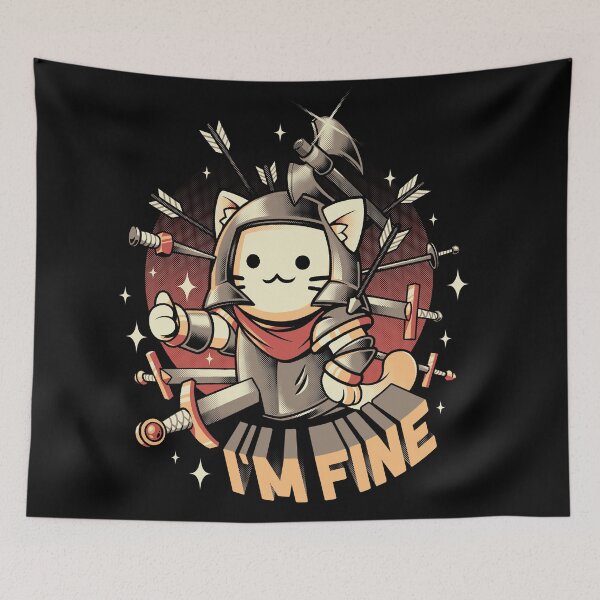 Item preview, I'm Fine designed and sold by Ilustrata®.