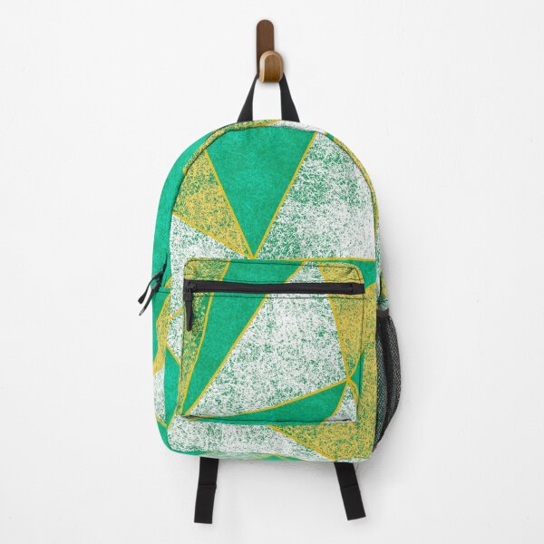 Item preview, Abstract Green Yellow and White Geometric Pattern designed and sold by Anna Prendergast.