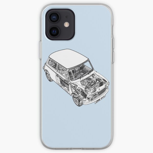 haynes mini bleu Coque souple iPhone