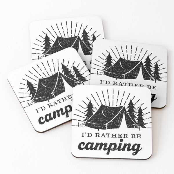 Item preview, I'd Rather Be Camping designed and sold by CampBomb.