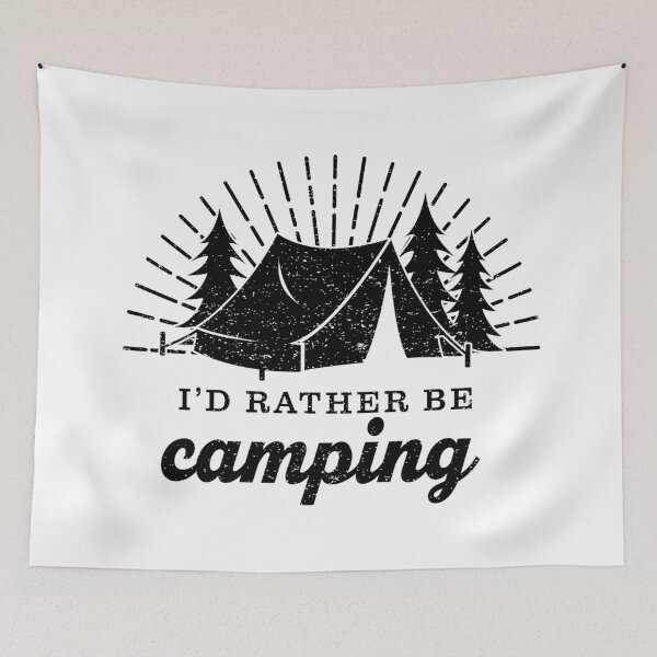 Item preview, I'd Rather Be Camping designed and sold by CampBomb.