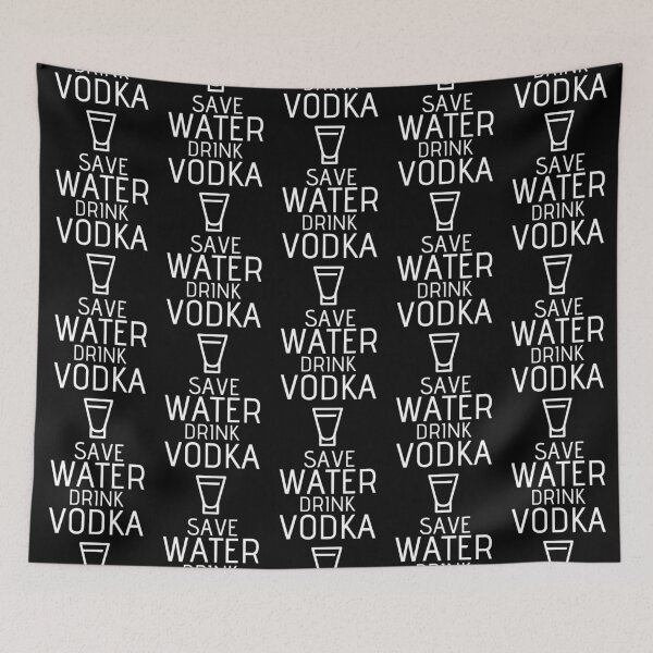 Artikelvorschau, Sparen Sie Wasser trinken VODKA entworfen und verkauft von RIVEofficial.