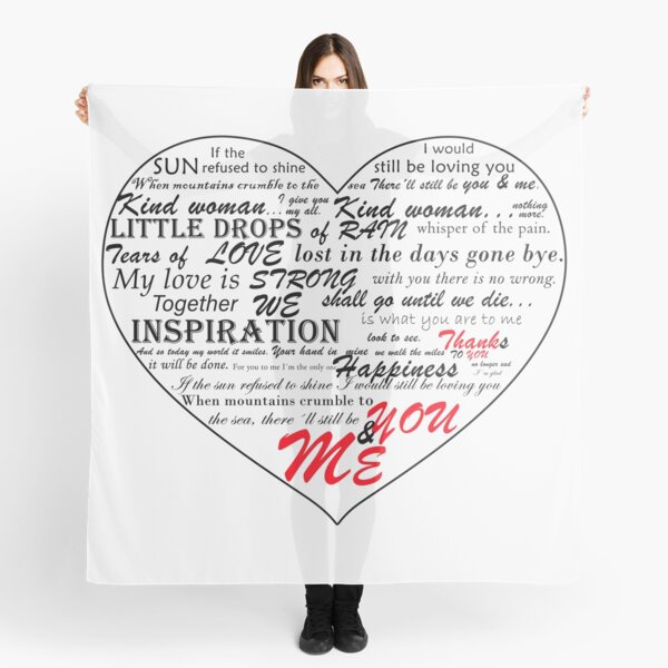 Song Scarves Redbubble