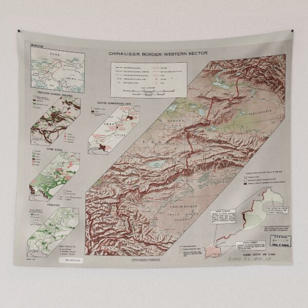 Item preview, China U.S.S.R. border western section (1964) designed and sold by allhistory.