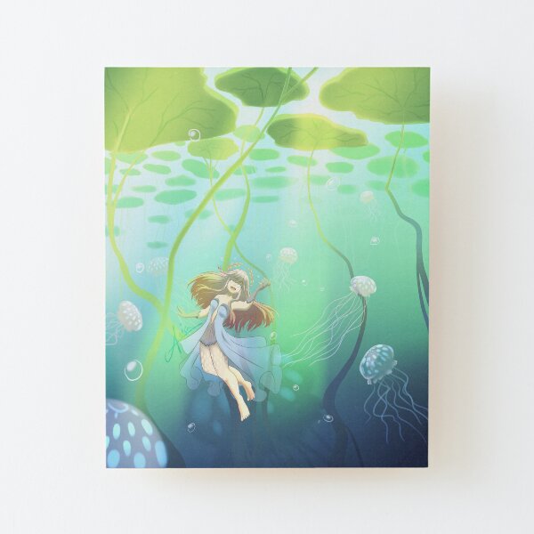 Lily Wood Mounted Print