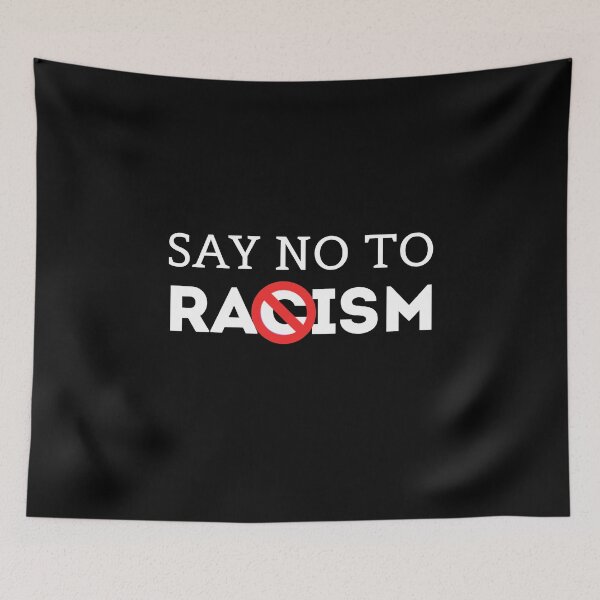 Item preview, say no to racism designed and sold by bas19101.