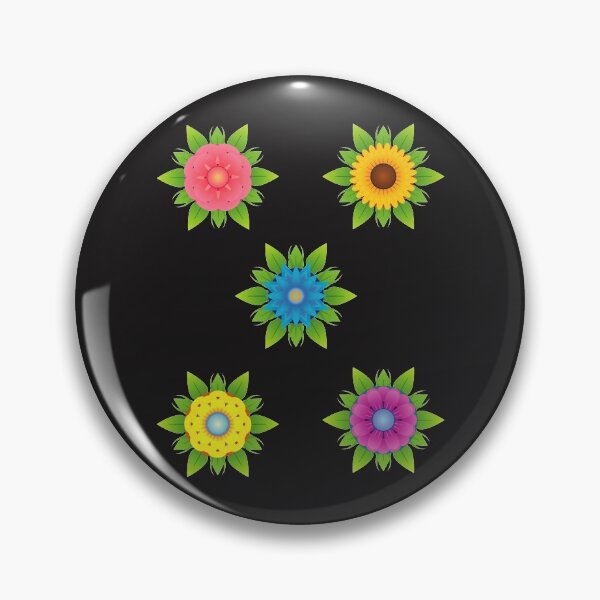 Item preview, Bib flower, 10 petal flower designed and sold by marfez1.