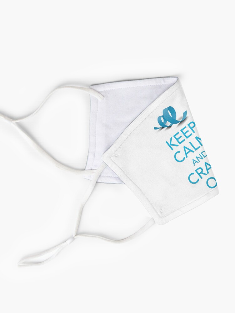 Alternate view of Keep Calm (Blue) Mask