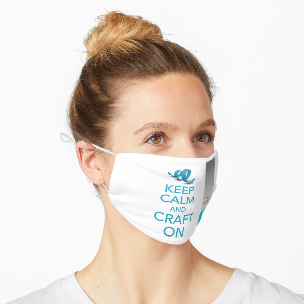 Keep Calm (Blue) Mask