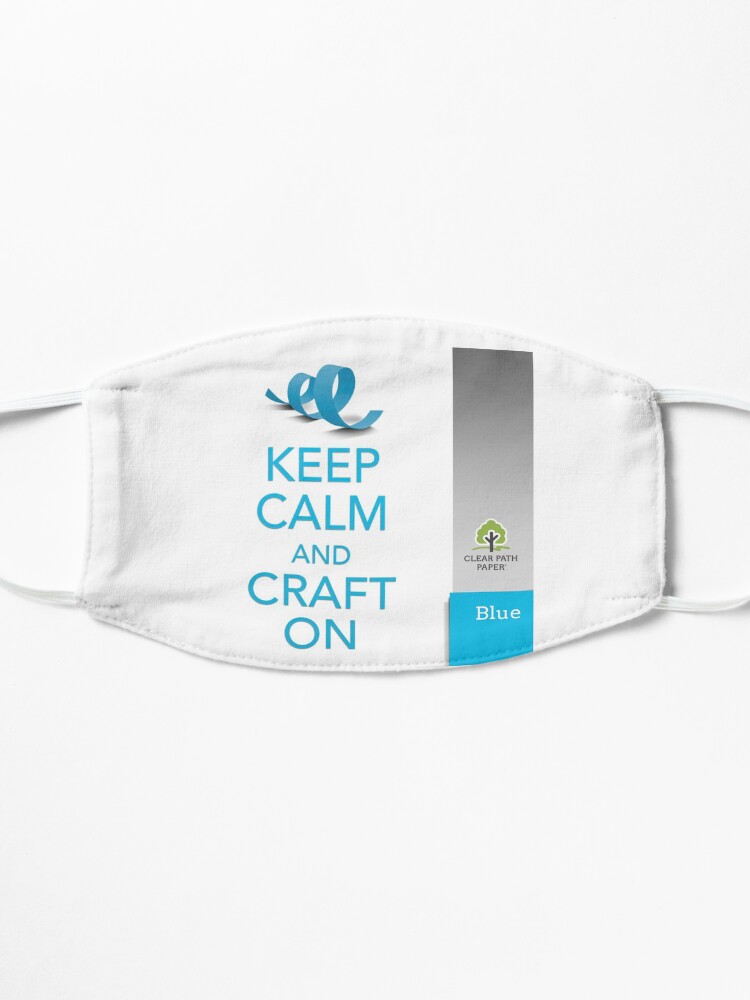 Alternate view of Keep Calm (Blue) Mask