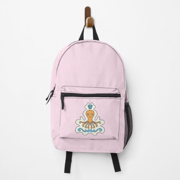 Item preview, Cute Cartoon Octopus with shell, sea creature - Orange and Blue designed and sold by Twist Design.