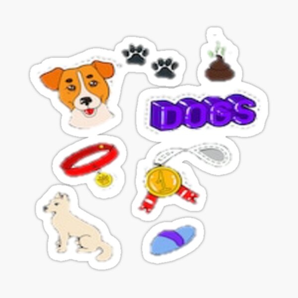 Tucker Dog Sticker for Sale by ShinyPhoenix